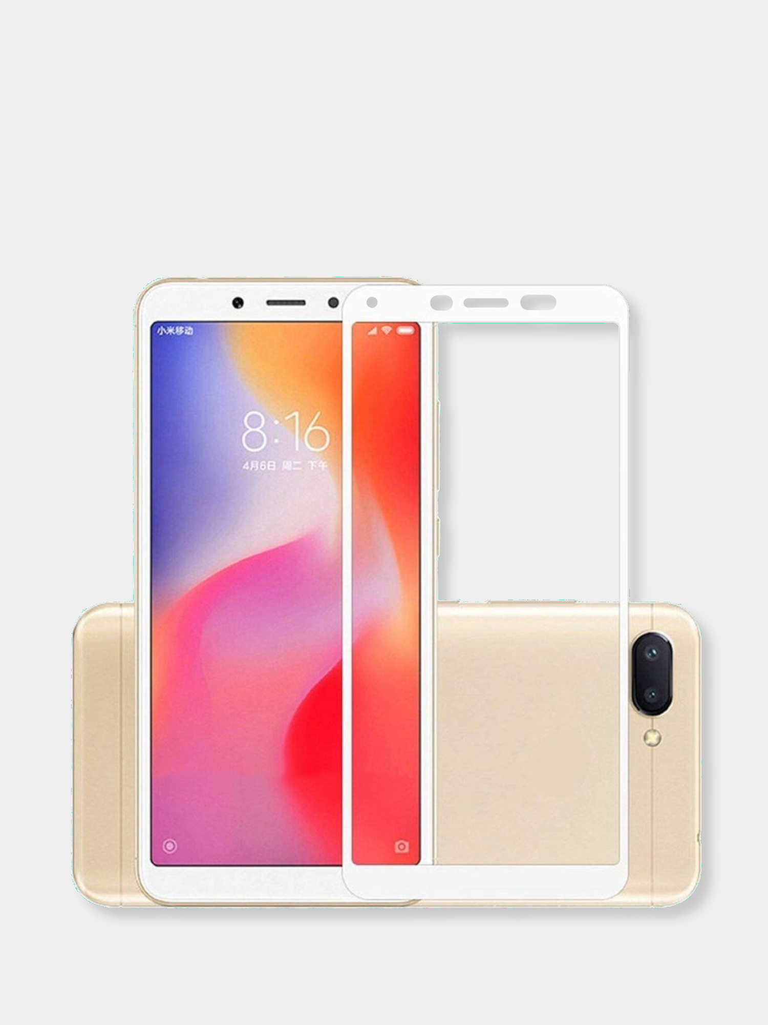 Защитное стекло 9D Xiaomi Redmi 6 / 6A, Сяоми Редми 6 / 6А купить по цене  99 ₽ в интернет-магазине KazanExpress