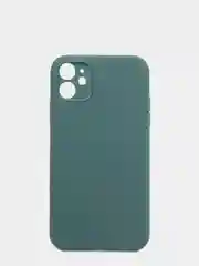 Тёмно-бирюзовый чехол Silicone Case для iPhone 13 /11/12/12 ProMax с защитой камеры с бархатной подкладкой