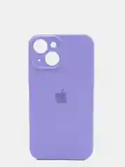 Лавандовый чехол Silicone Case для iPhone 13 /11/12/12 ProMax с защитой камеры с бархатной подкладкой