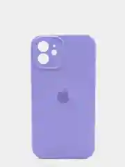 Лавандовый чехол Silicone Case для iPhone 13 /11/12/12 ProMax с защитой камеры с бархатной подкладкой