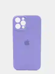Лавандовый чехол Silicone Case для iPhone 13 /11/12/12 ProMax с защитой камеры с бархатной подкладкой