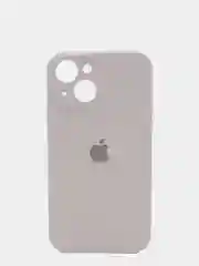 Бежевый меланж чехол Silicone Case для iPhone 13 /11/12/12 ProMax с защитой камеры с бархатной подкладкой