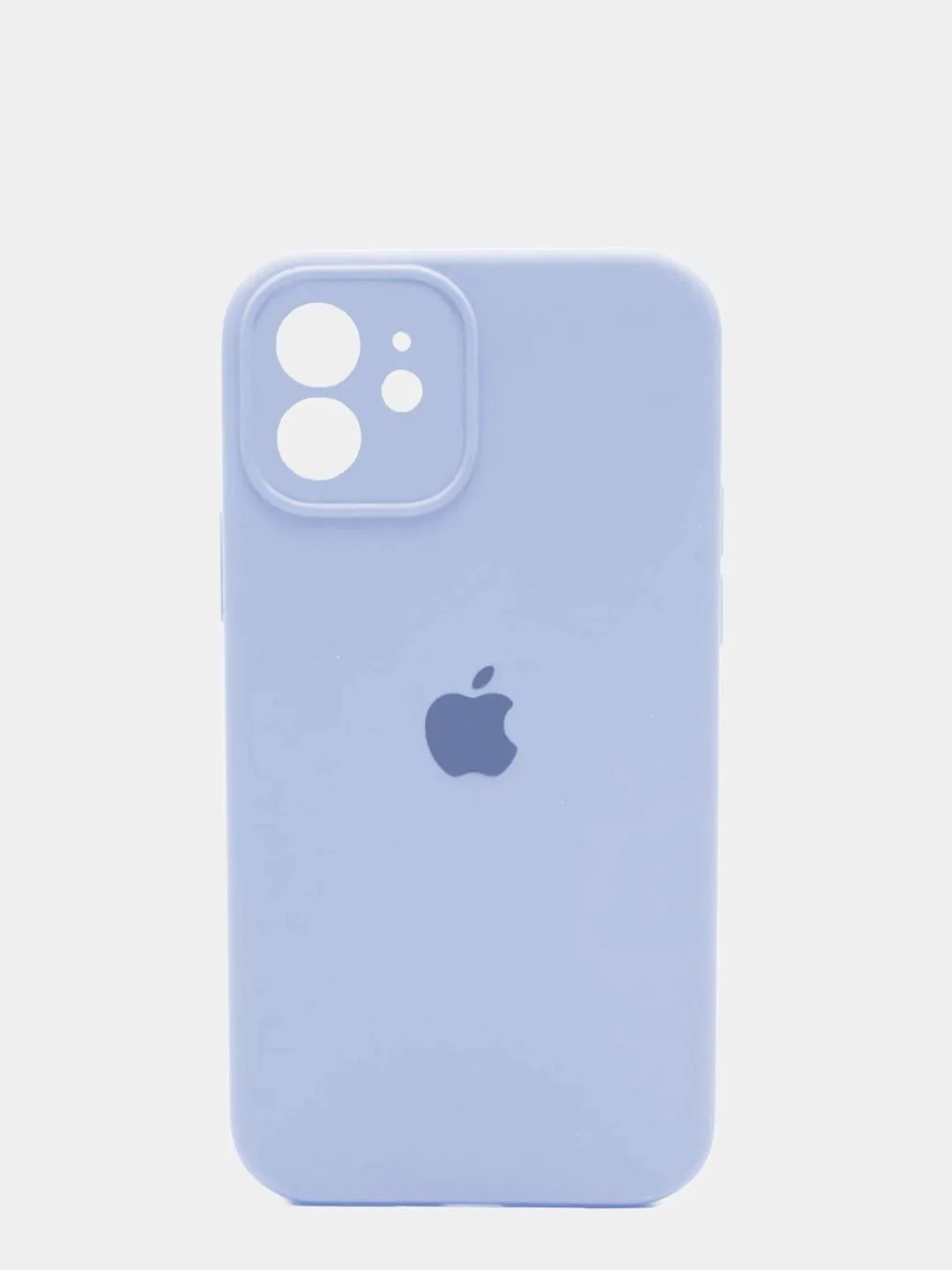 Ледяной чехол Silicone Case для iPhone 13 /11/12/12 ProMax с защитой камеры с бархатной подкладкой