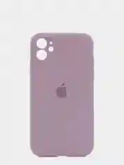 Аметистовый чехол Silicone Case для iPhone 13 /11/12/12 ProMax с защитой камеры с бархатной подкладкой