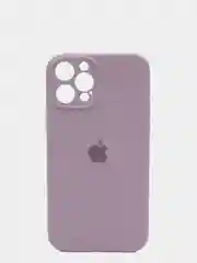 Аметистовый чехол Silicone Case для iPhone 13 /11/12/12 ProMax с защитой камеры с бархатной подкладкой