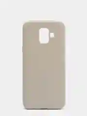 Серый чехол Samsung Galaxy A6 2018 силиконовый