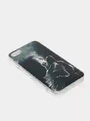 Черный чехол с рисунком силиконовый для iPhone 6 6s 7 8 X XR XS 11 12 13 pro, Айфон