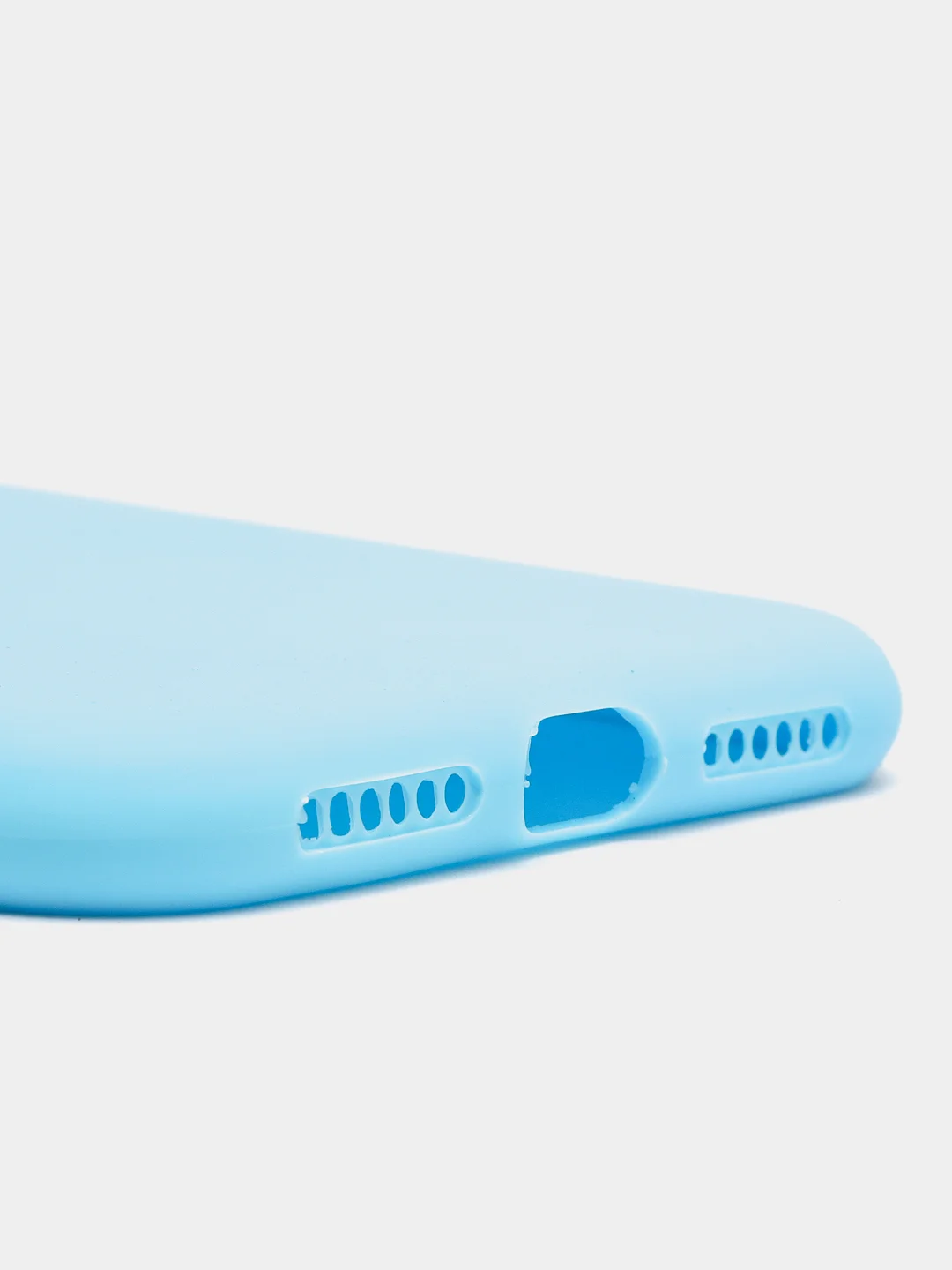 Голубой чехол для iPhone 11, 11 Pro, 11 Pro Max, силиконовый