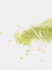 Салатовый бисер Чехия