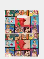 Пакет подарочный с принтом "POP ART", 30х40 см, 50 мкм