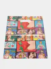 Пакет подарочный с принтом "POP ART", 30х40 см, 50 мкм