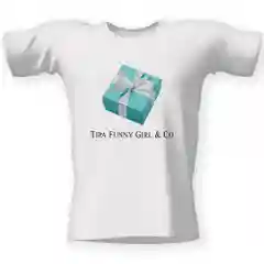 Футболка CoolPodarok Tipa Funny Girl and Co