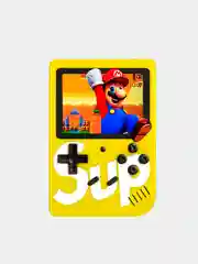 Желтый приставка игровая портативная с джойстиком Game Box 400 в 1