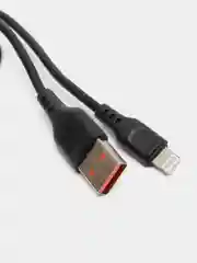 Черный кабель, зарядник Lightning-USB для iPhone, iPad, провод быстрой зарядки для айфона