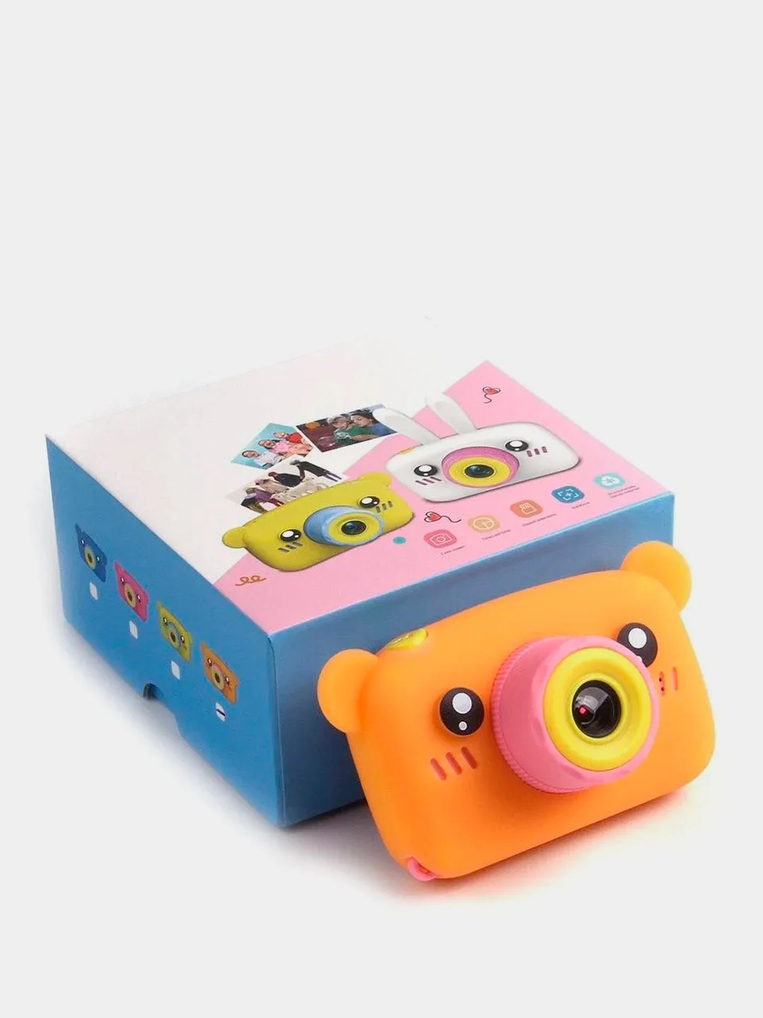 Оранжевый фотоаппарат Childrens fun Camera