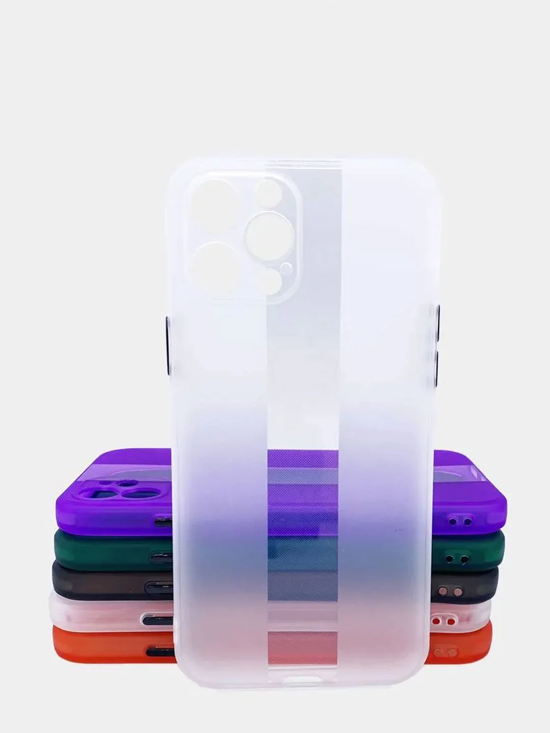 Белый чехол на iPhone12 Pro Max, 1.5 мм Плотный цветной