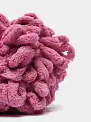 Розовый пряжа Alize puffy петельки