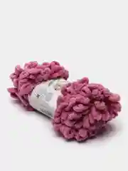 Розовый пряжа Alize puffy петельки