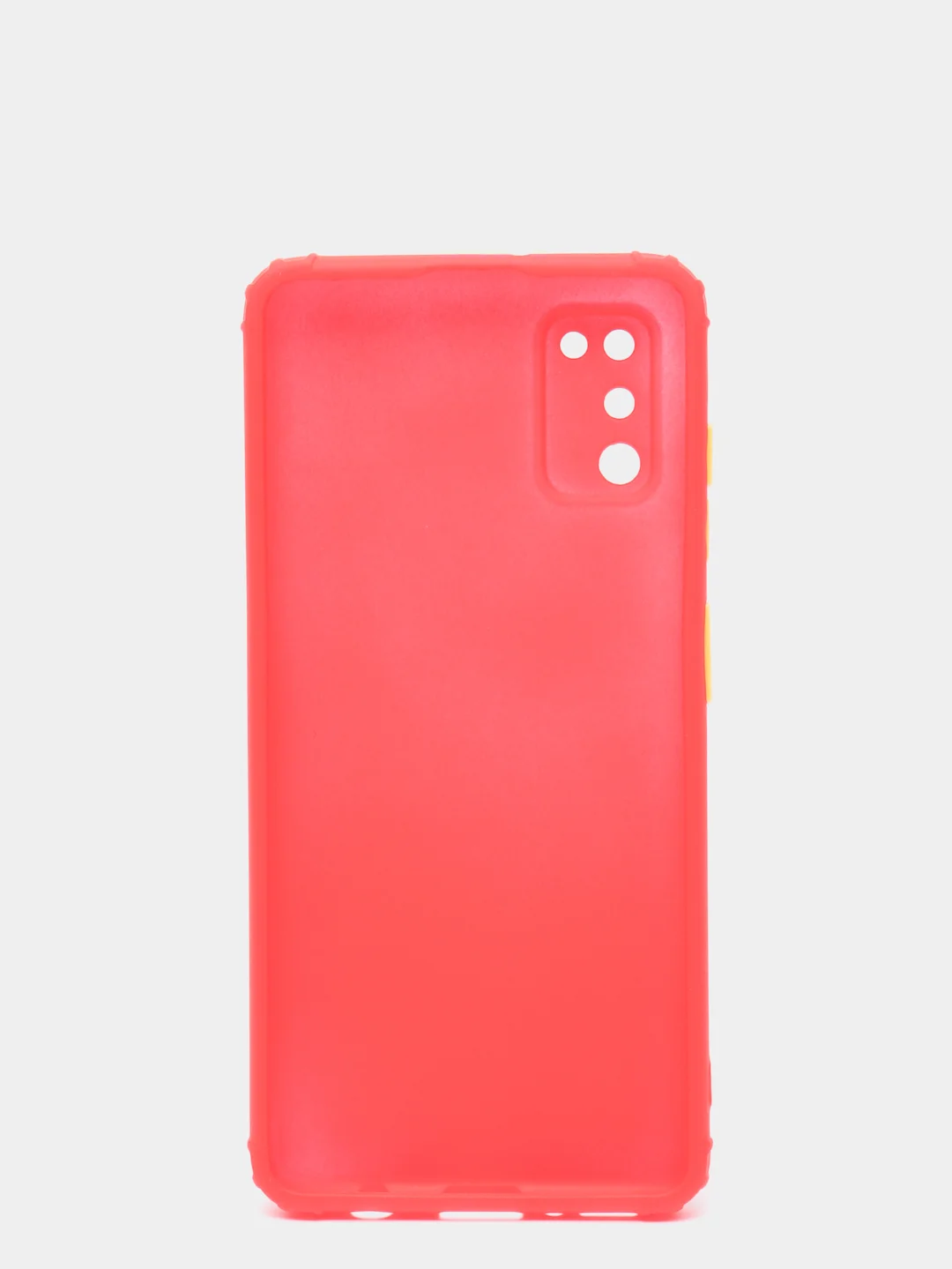Красный чехол Samsung Galaxy A41, Самсунг Галакси А41 силиконовый, цветной, матовый противоударный