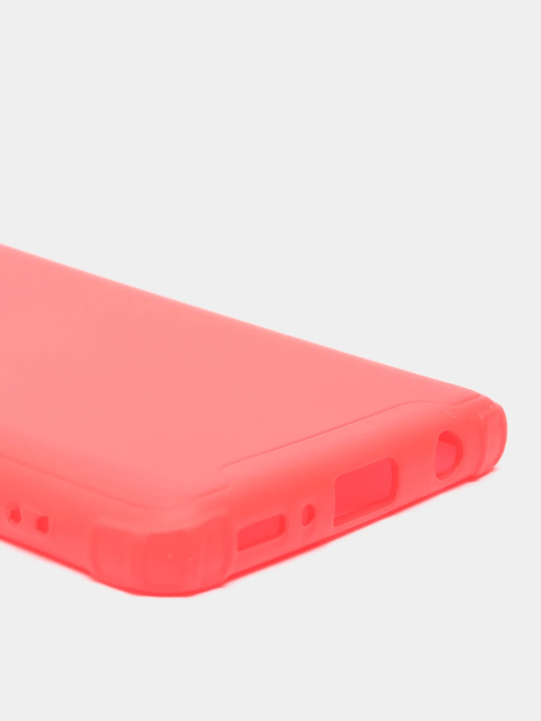 Красный чехол Samsung Galaxy A41, Самсунг Галакси А41 силиконовый, цветной, матовый противоударный