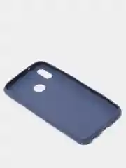 Индиго чехол Huawei P20 Lite 2018 (Nova 3e), Хуавей П20 Лайт 2018, силиконовый цветной матовый