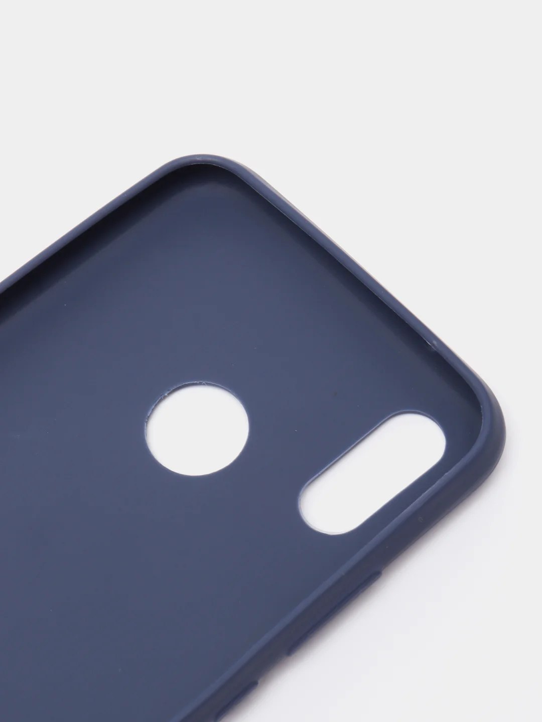 Индиго чехол Huawei P20 Lite 2018 (Nova 3e), Хуавей П20 Лайт 2018, силиконовый цветной матовый