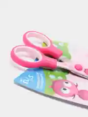 Ножницы BRAUBERG "Kid Series", 130 мм, с цветной печатью "Поросята"