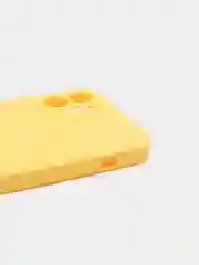 Желтый чехол iPhone 11 14 13 12 Pro Mini Plus XR 7 8 SE 2020 силиконовый (Айфон ХР Про Мини Плюс)