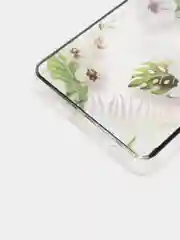Лесной зеленый чехол Samsung Galaxy A22 4G / M22 / M32, Галакси А22 4G / М22 / М32 прозрачный с рисунком