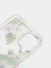 Лесной зеленый чехол Samsung Galaxy A22 4G / M22 / M32, Галакси А22 4G / М22 / М32 прозрачный с рисунком