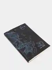 Черный блокнот-ежедневник датированный, формат А5, 352 страницы