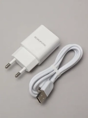 Зарядное устройство Borofone BA53A, 2 x USB, 1 m, Micro-USB / Type-C