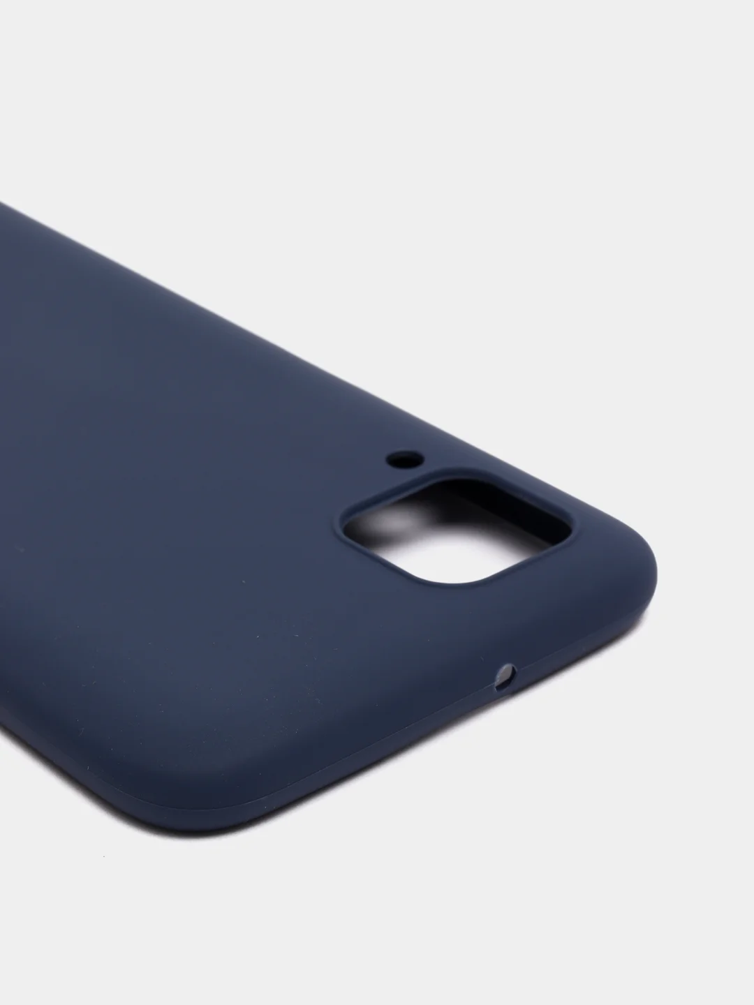 Темно-синий чехол Huawei P40 Lite, Хуавей П40 Лайт, силиконовый