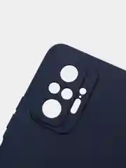 Темно-синий чехол силиконовый для Xiaomi Redmi 9T Note 7 8 10 Pro Max 10S