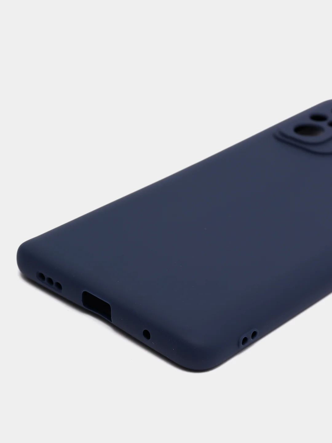 Темно-синий чехол силиконовый для Xiaomi Redmi 9T Note 7 8 10 Pro Max 10S