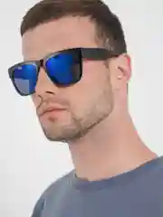 Синий солнцезащитные очки, унисекс, UV 400