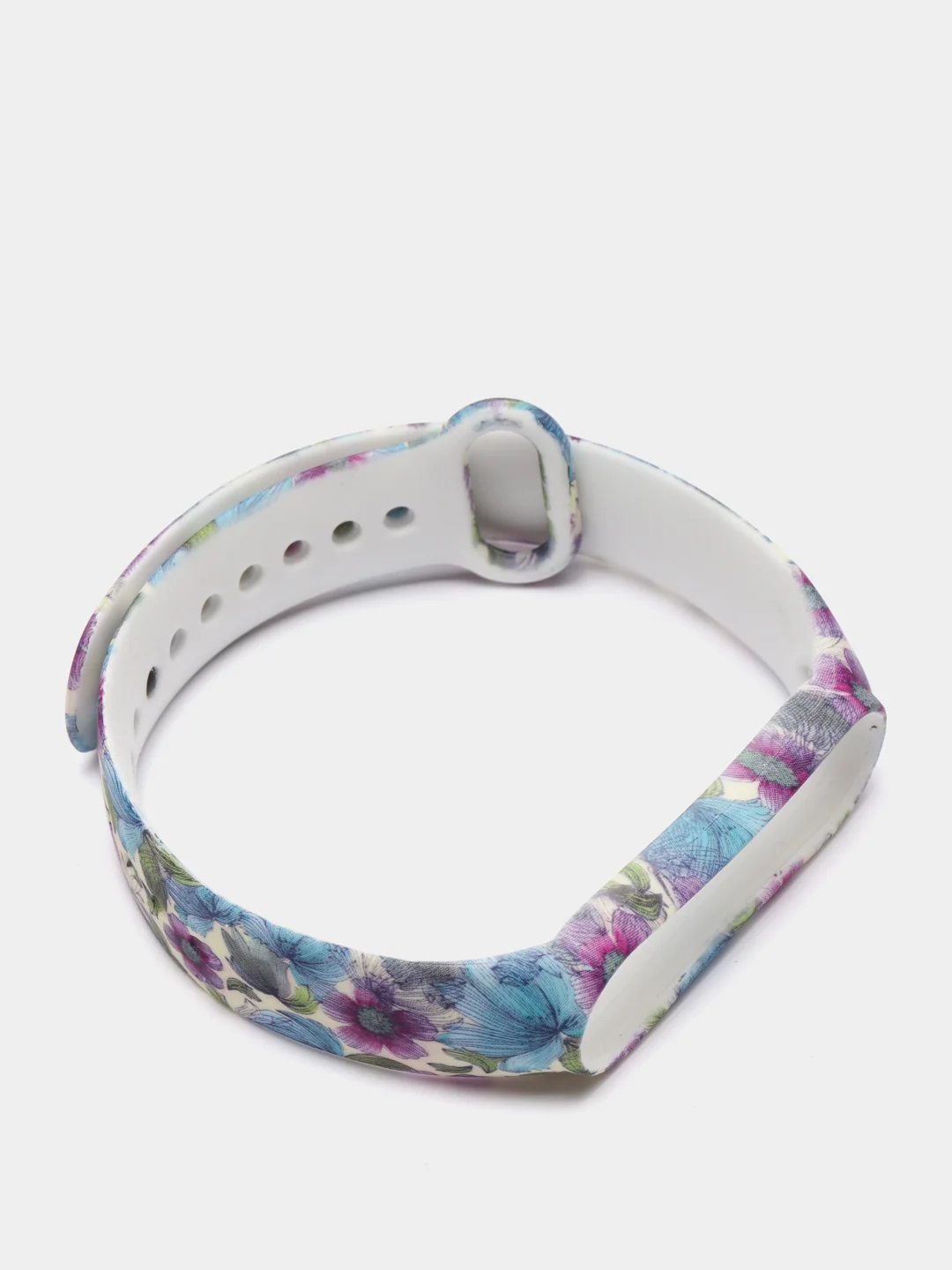 Лавандовый силиконовый ремешок для Xiaomi mi band 5 и 6 фитнес браслет с принтом