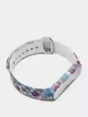 Лавандовый силиконовый ремешок для Xiaomi mi band 5 и 6 фитнес браслет с принтом