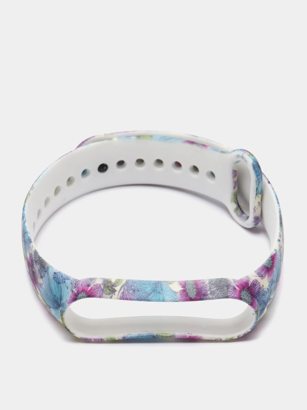 Лавандовый силиконовый ремешок для Xiaomi mi band 5 и 6 фитнес браслет с принтом