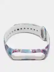 Лавандовый силиконовый ремешок для Xiaomi mi band 5 и 6 фитнес браслет с принтом