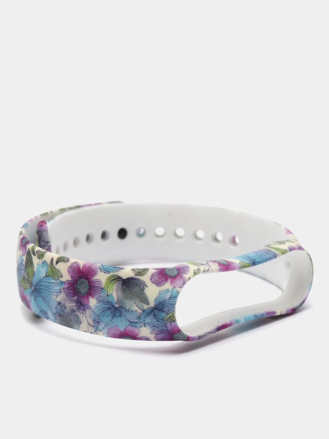 Лавандовый силиконовый ремешок для Xiaomi mi band 5 и 6 фитнес браслет с принтом