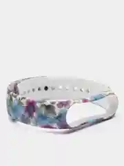 Лавандовый силиконовый ремешок для Xiaomi mi band 5 и 6 фитнес браслет с принтом