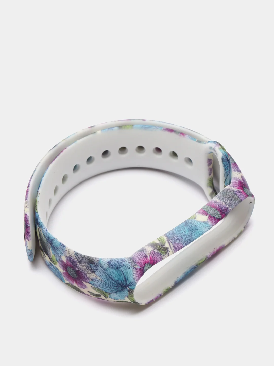 Лавандовый силиконовый ремешок для Xiaomi mi band 5 и 6 фитнес браслет с принтом