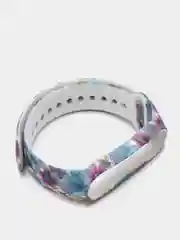 Лавандовый силиконовый ремешок для Xiaomi mi band 5 и 6 фитнес браслет с принтом