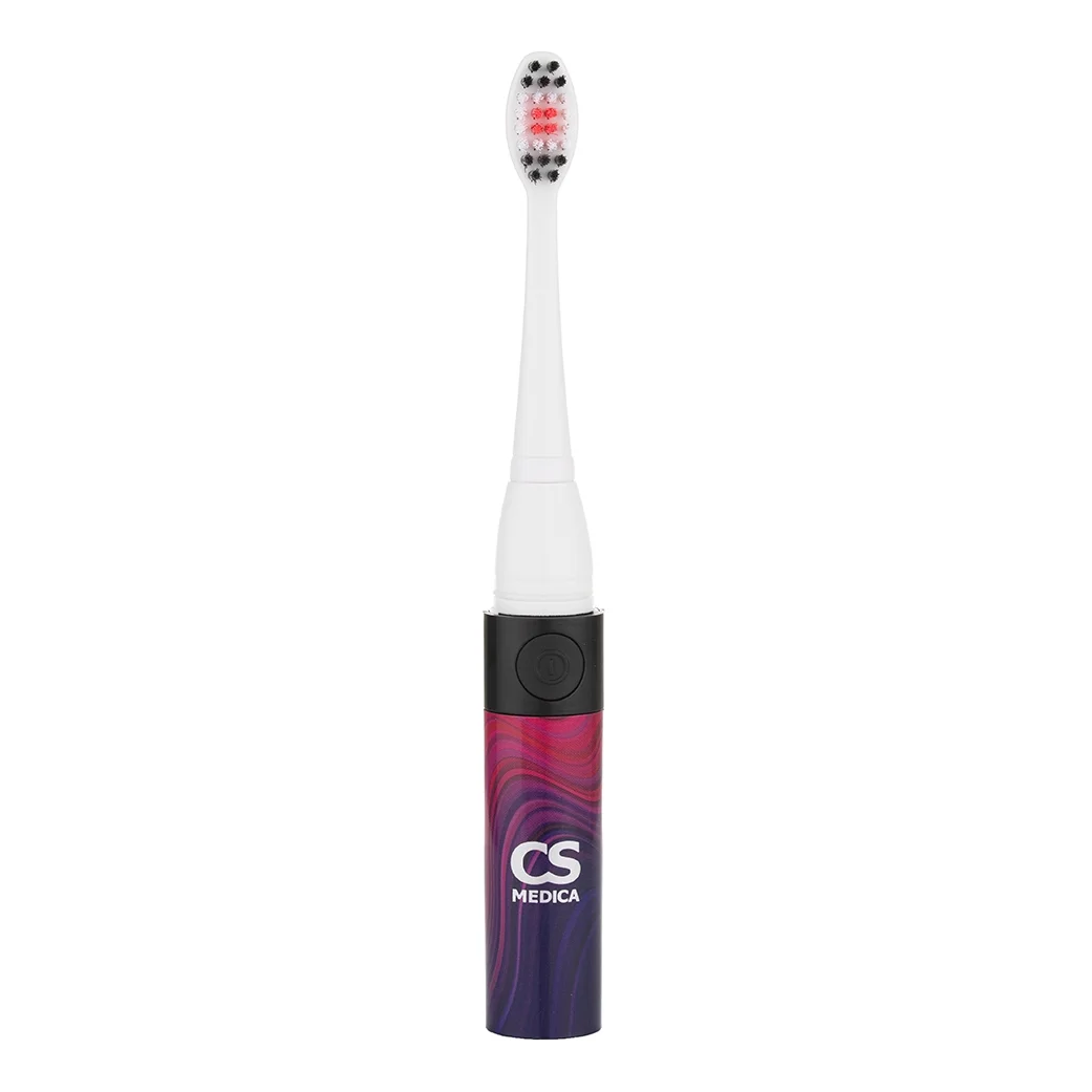 Розовый электрические звуковая зубная щетка CS Medica CS-9230