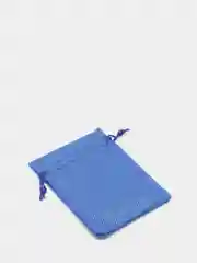 Синий мешочки льняные