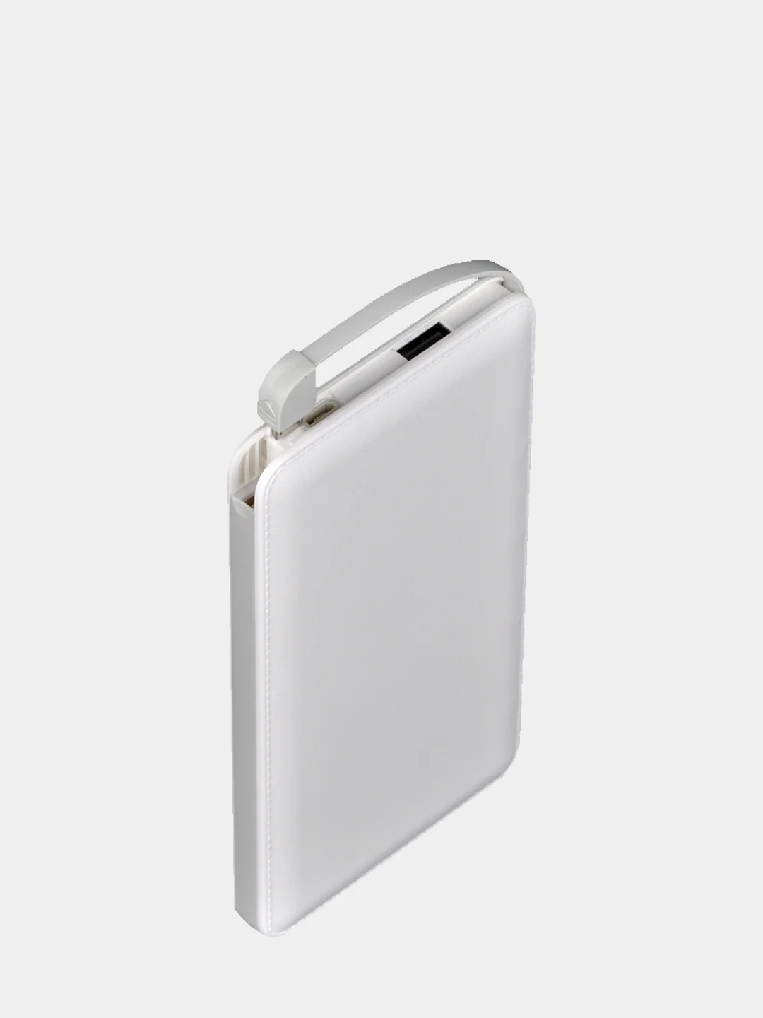 Белый power Bank внешний аккумулятор 10000 mAh