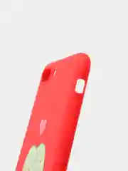 Красный чехол с кактусом для iPhone  7+, 8+, XS Max