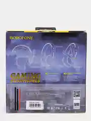 Красный наушники игровые с микрофоном BO102, проводные, полноразмерные, mini Jack 3.5 мм