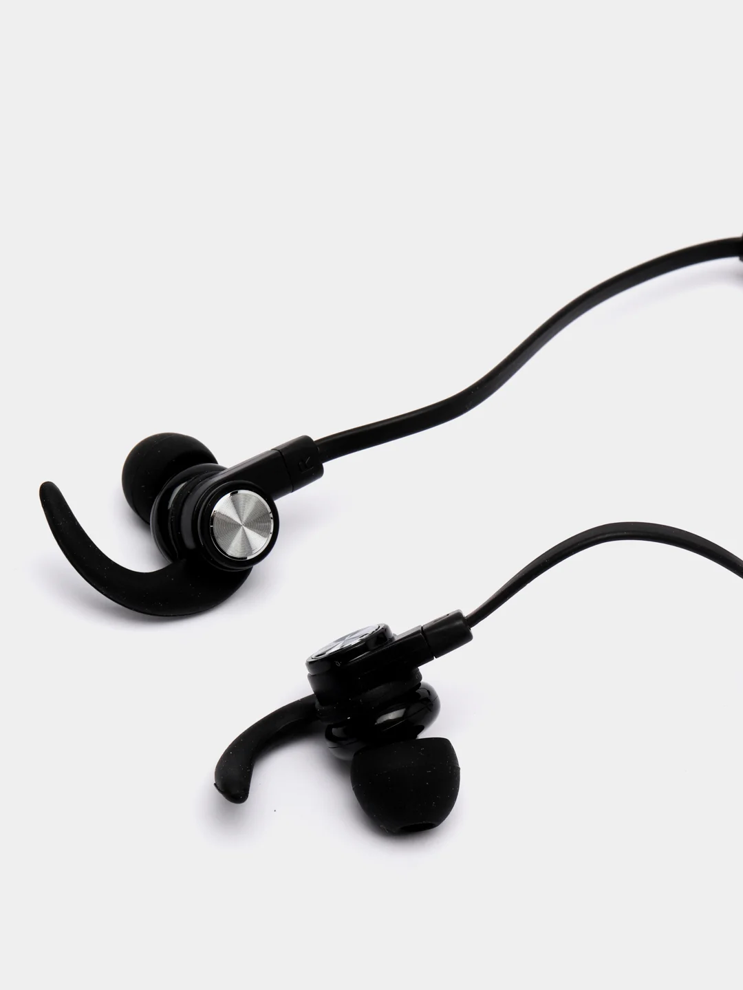 Черный беспроводные Bluetooth наушники вакуумные, с шейным шнурком А7
